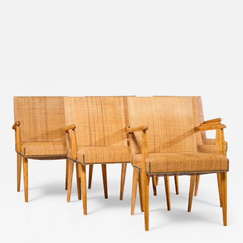 T H Robsjohn Gibbings Robsjohn Gibbings for Widdicomb Mid Century Dining Chairs Set of 6