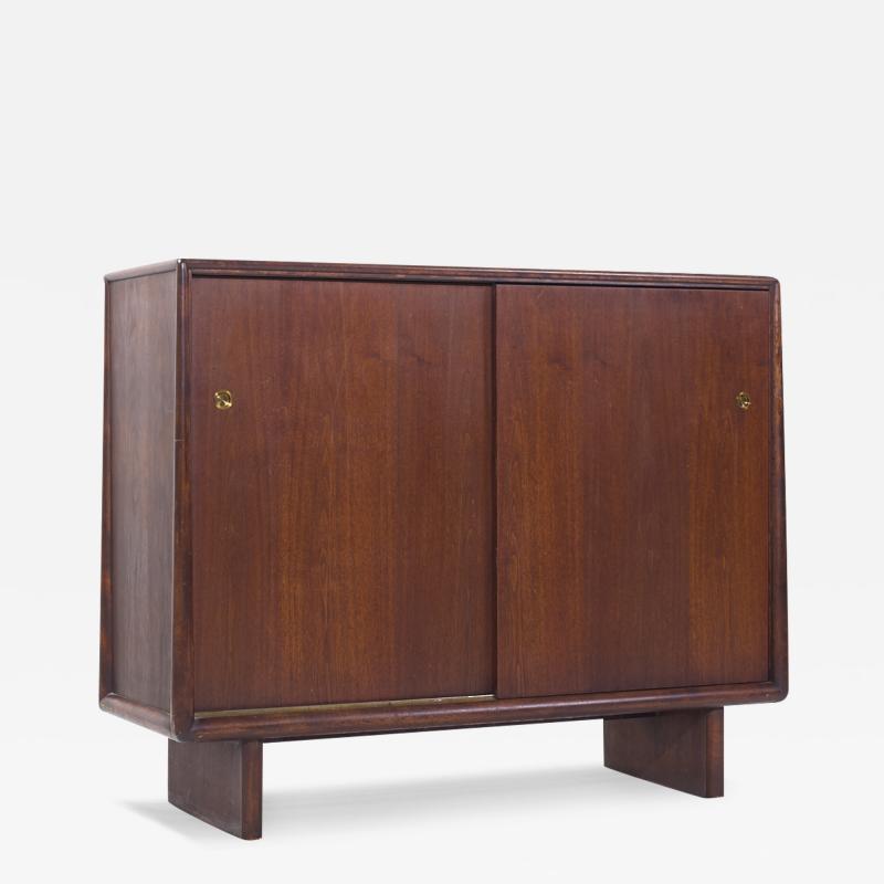 T H Robsjohn Gibbings Robsjohn Gibbings for Widdicomb Mid Century Sliding Door Cabinet Credenza