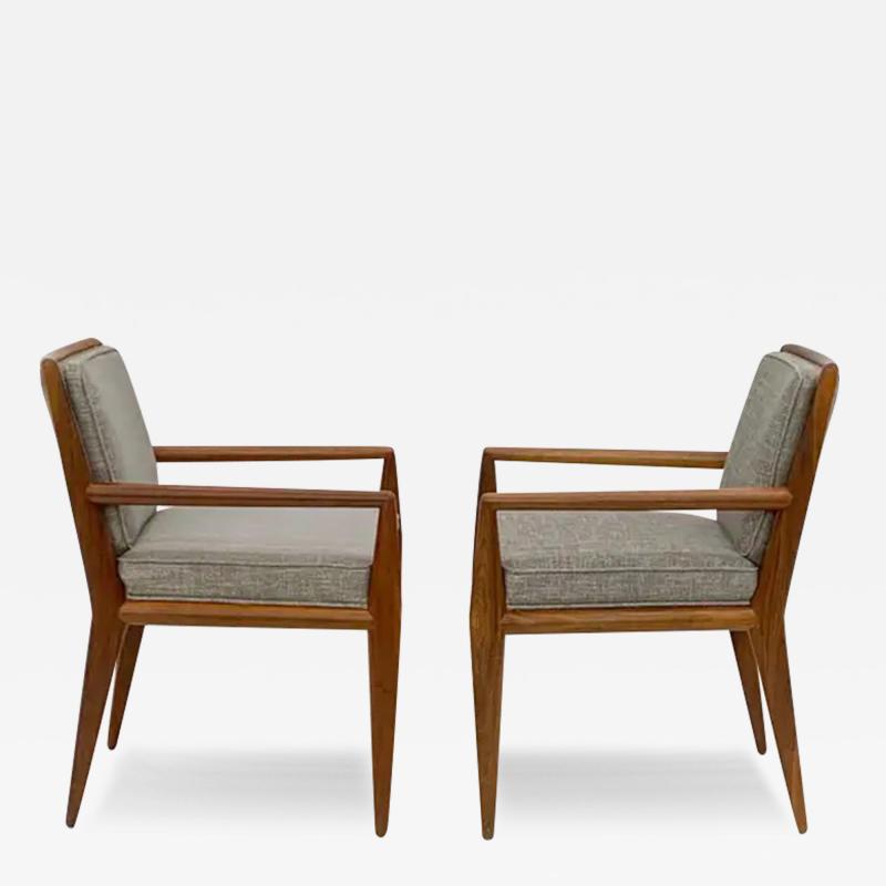 T H Robsjohn Gibbings T H Robsjohn Gibbings Armchairs for Widdicomb A Pair