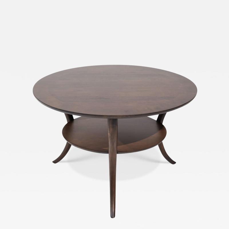 T H Robsjohn Gibbings T H Robsjohn Gibbings Sabre Leg End Table C 1950s