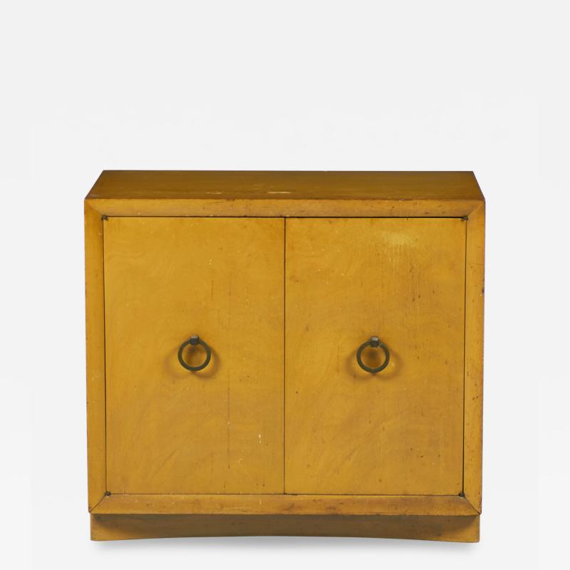T H Robsjohn Gibbings T H Robsjohn Gibbings for WiddicombModern Two Door Maple Cabinet
