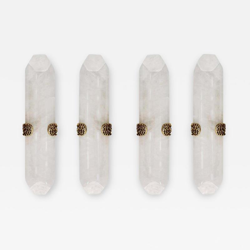 TDW Rock Crystal Sconces by Phoenix