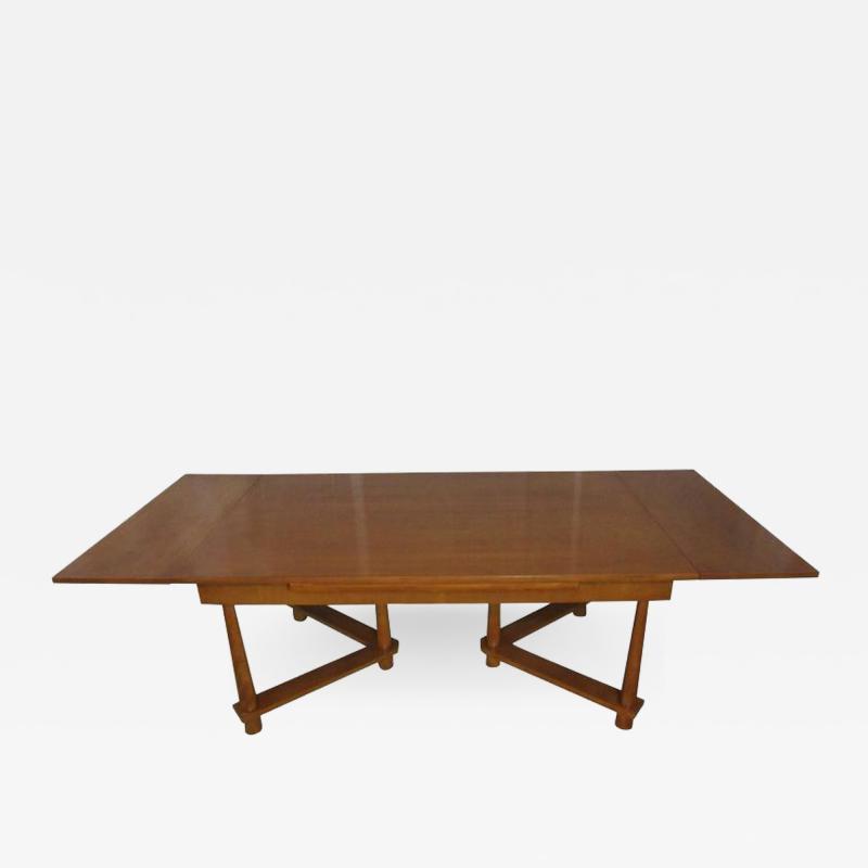 TH Robsjohn Gibbings Rare Extension Dining Table by T H Robsjohn Gibbings for Widdicomb 1950