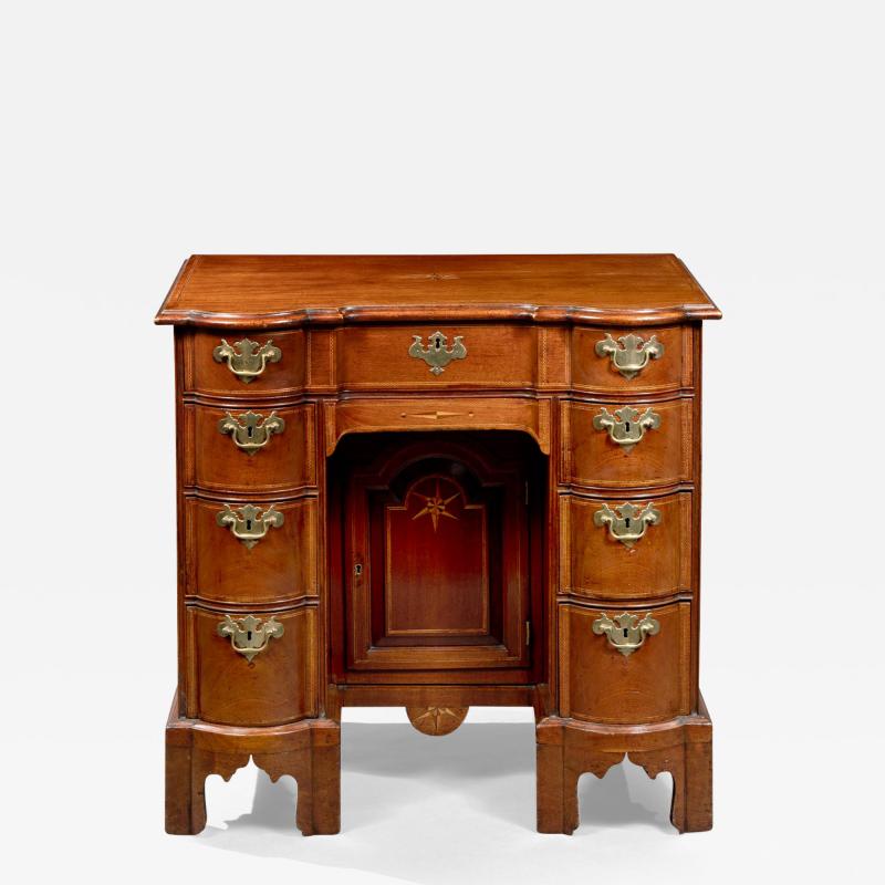 THE JEFFRIESMEANS FAMILY BLOCKFRONT KNEEHOLE DESK