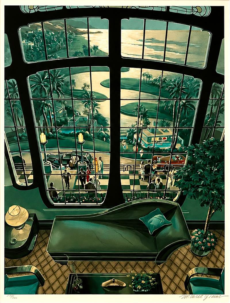 THE PLEASURE OF YOUR COMPANY Serigraph Limited Edition158 300 