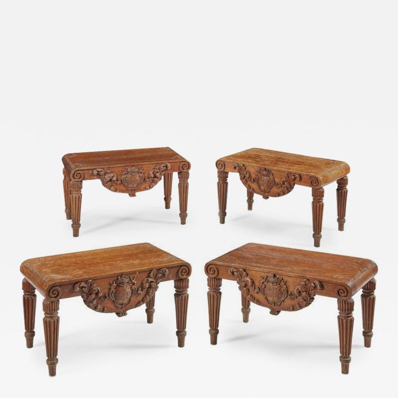 THE TAYMOUTH CASTLE STOOLS SCOTLAND MID 19TH CENTURY