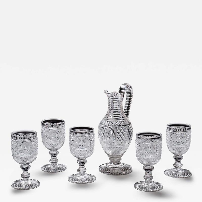 THE TWINING EWER GOBLETS