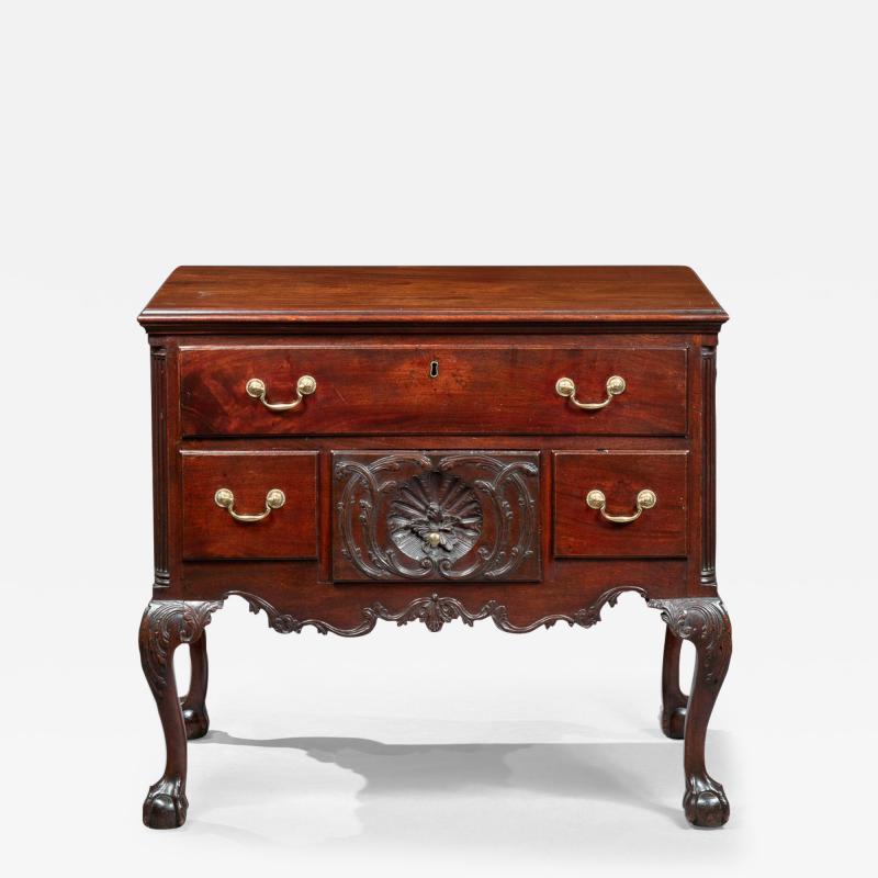 THE WILLIAM PARSONS FAMILY CARVED CHIPPENDALE LOWBOY