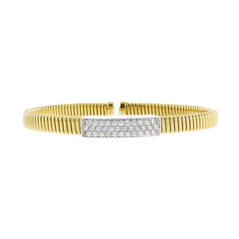 TUBOGAS PAV DAIMOND CUFF BRACELET