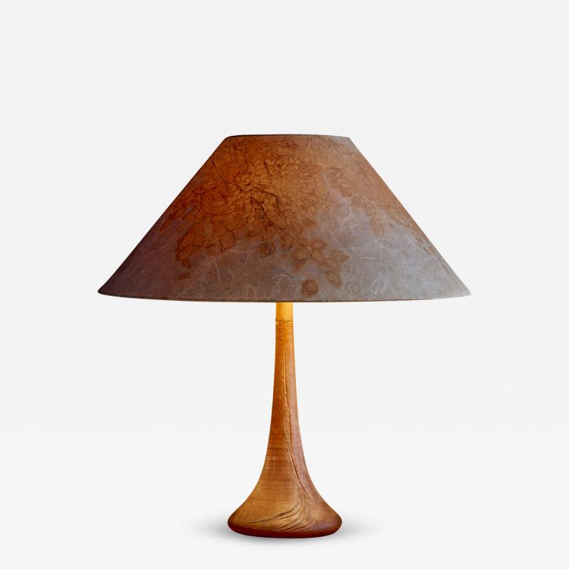 Table Lamp with Paper Shade by Marianne Koplin Germany 1970s