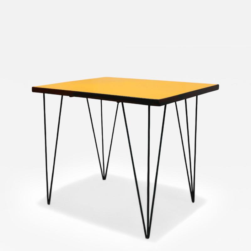 Table in Hardwood Iron Unknown 1950s Lot 510