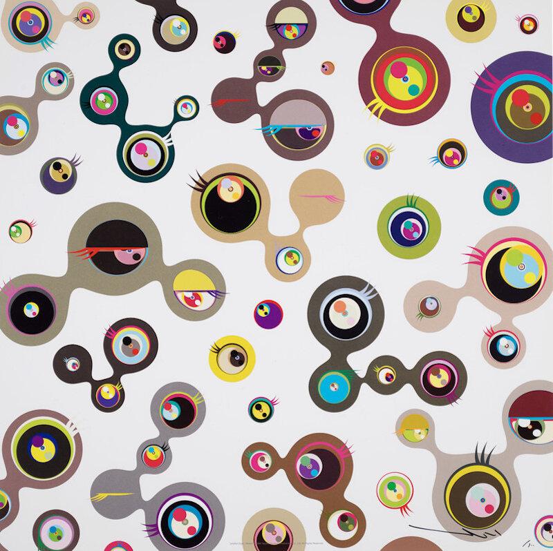 Takashi Murakami Jellyfish Eyes White 4