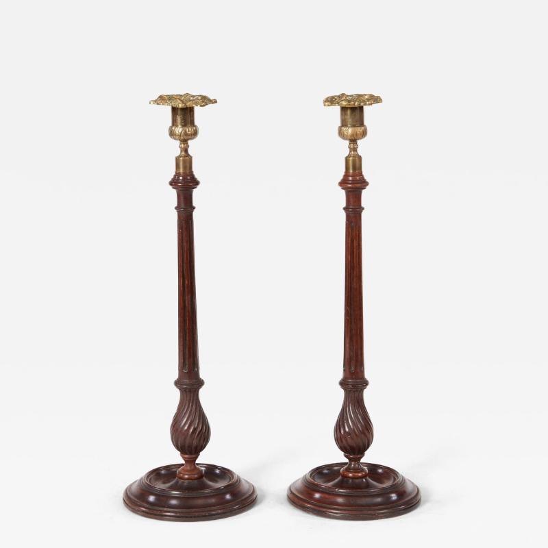 Tall Georgian Candlesticks