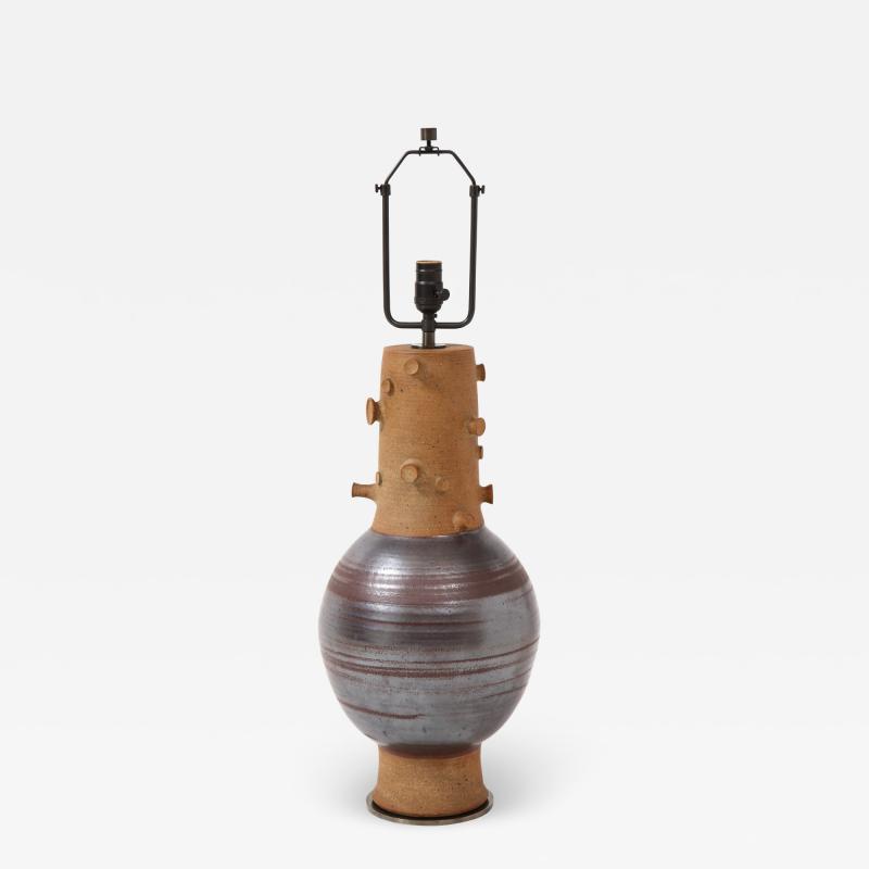 Tall Studio Pottery Lamp