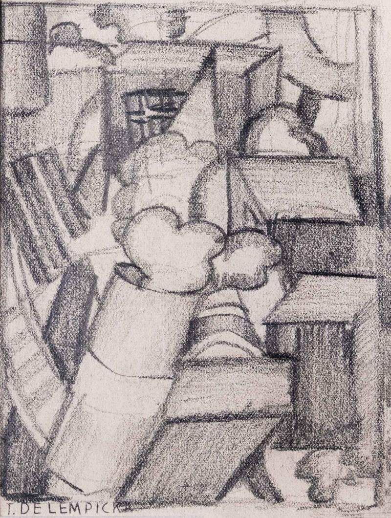 Tamara de Lempicka Composition m caniste