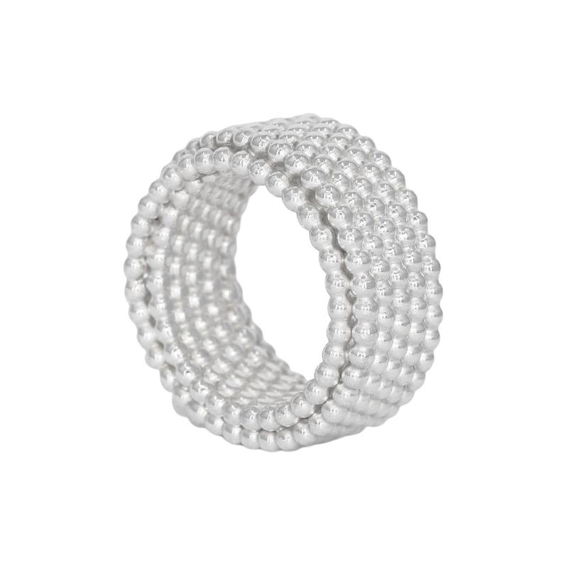 Tanja Friedrichs Tanja Friedrichs Sterling Silver Five Row Loope Band Ring
