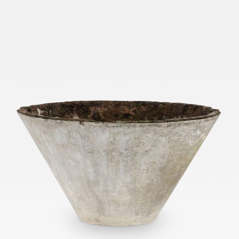 Tapered Round Concrete Willy Guhl Planter