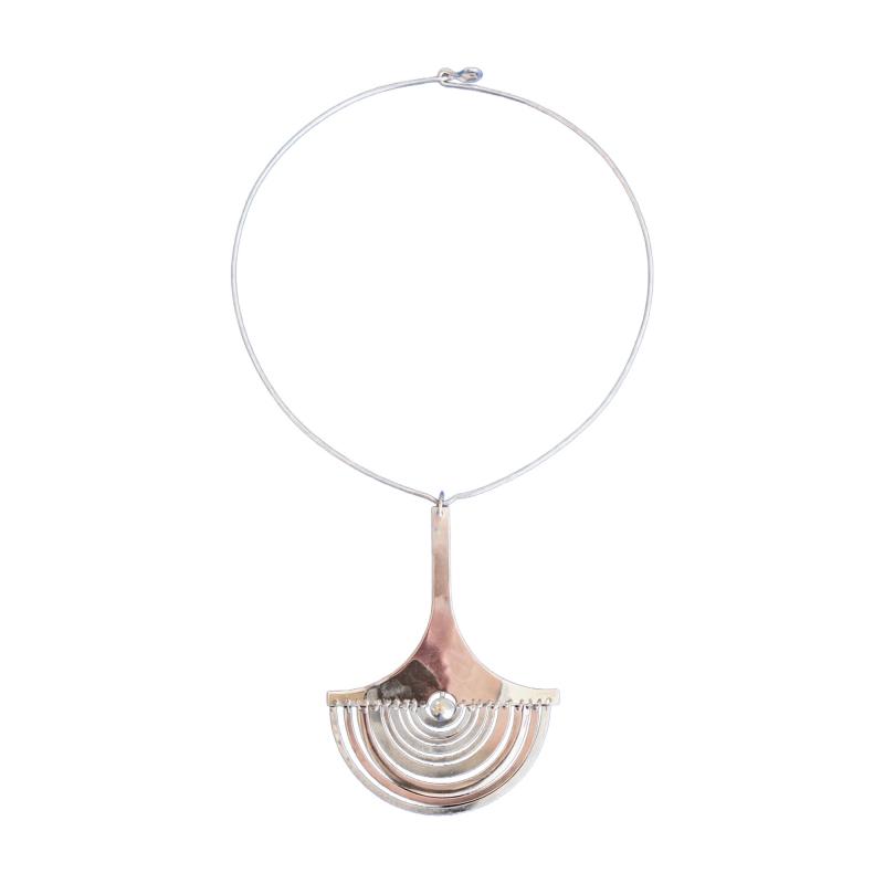 Tapio Wirkkala Kuunnsirppi Crescent Moon Pendant Choker