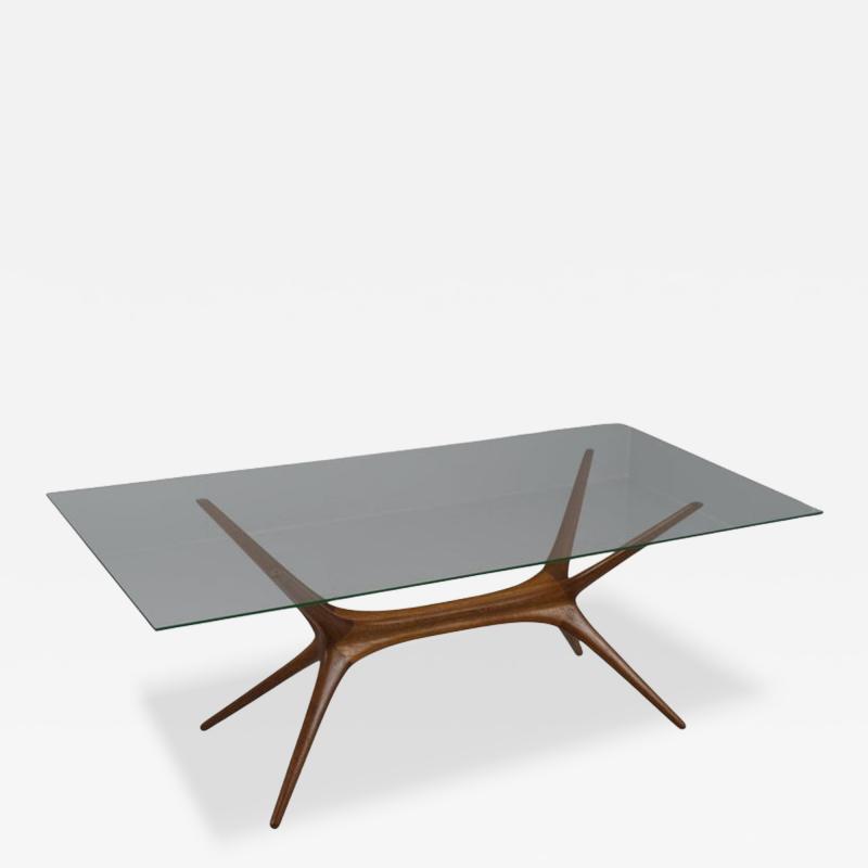 Tapio Wirkkala Rare Tapio Wirkkala Reindeer Antlers Coffee Table Model 9020 Elm Asko 1950s