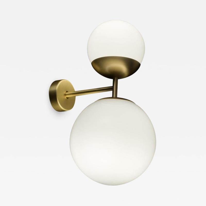 Tato Italia Biba Applique Wall Lamp in Satin Brass