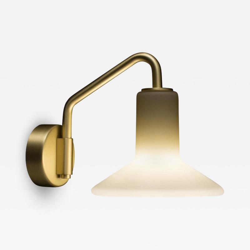 Tato Italia Olly Applique Wall Light in Satin Brass