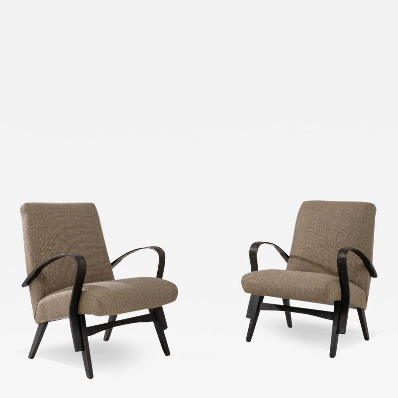 Tatra Pravenec Vintage Czech Armchairs by Tatra A Pair