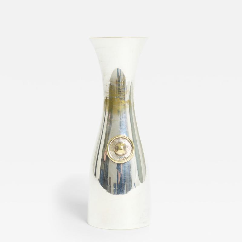 Teghini Firenze Silvered Vase by Teghini Firenze