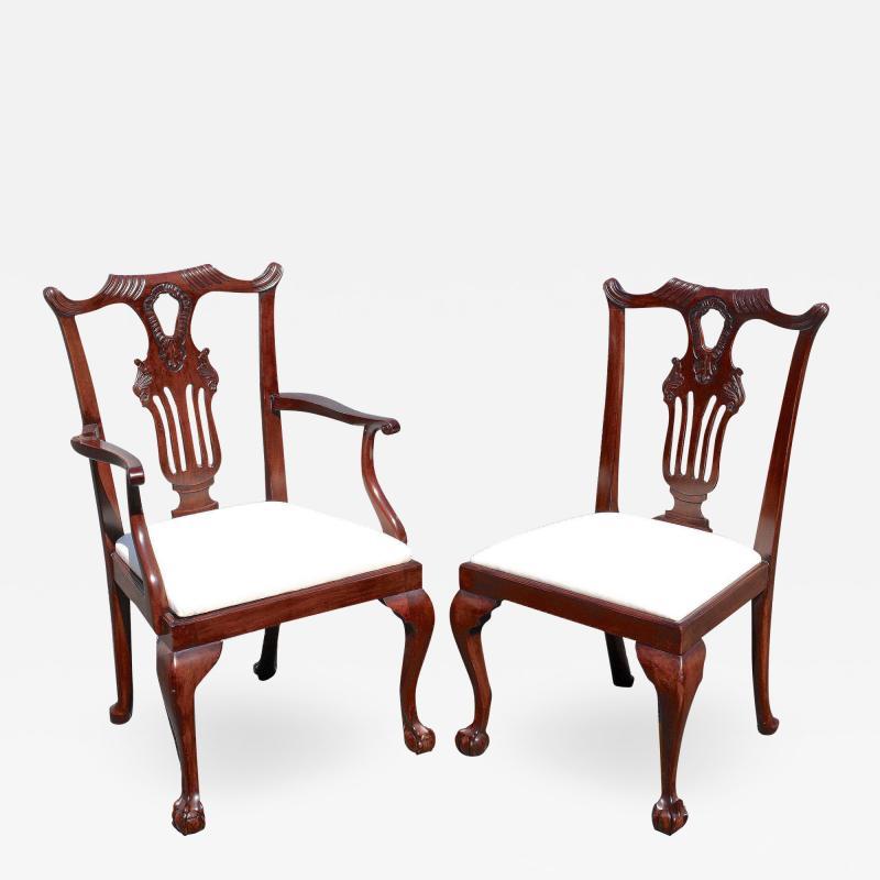 Ten American Centennial Mahogany Dining Chairs