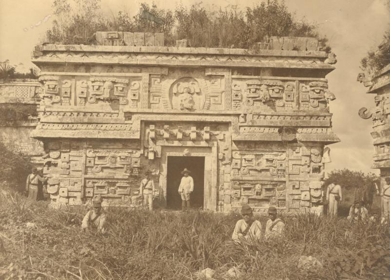 Teobert Maler Chichen Itza El Templo de Los Inscripciones Yucatan Mexico