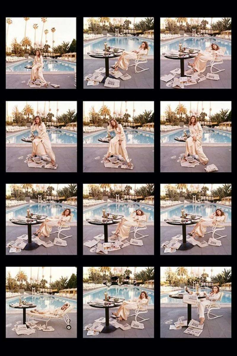 Terry O Neill Faye Dunaway Oscar Contact Sheet