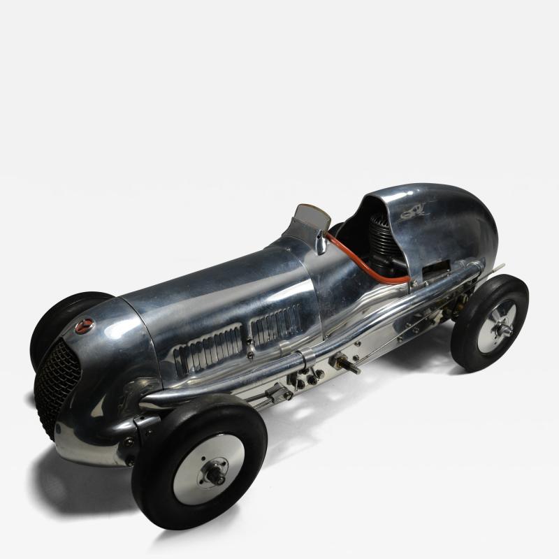 Tether Race Car Aluminum Model England 1950