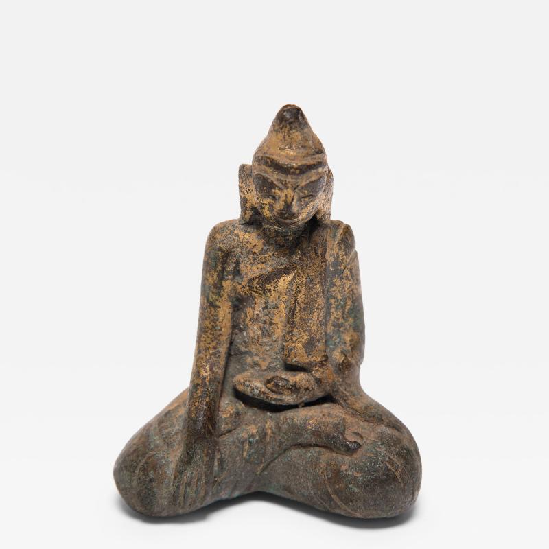 Thai Gilt Bronze Seated Buddha