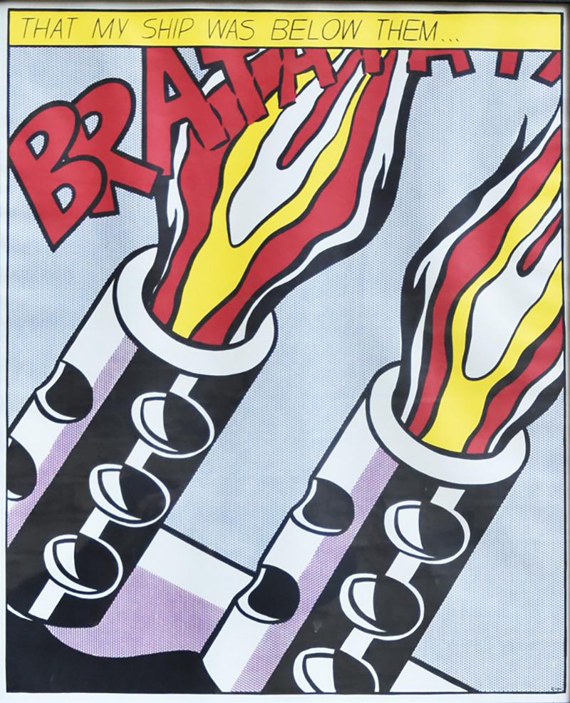 That my ship was bellow them by Roy Lichtenstein