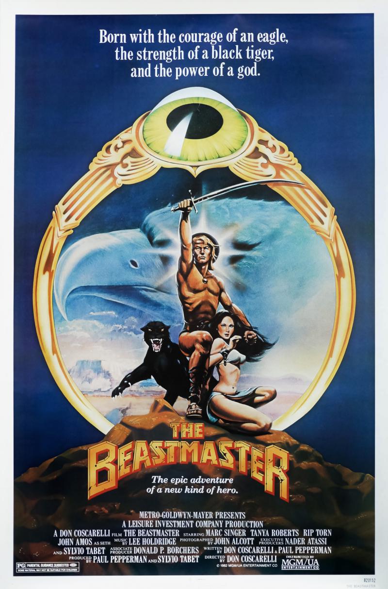 The Beastmaster Original Vintage Poster 1982