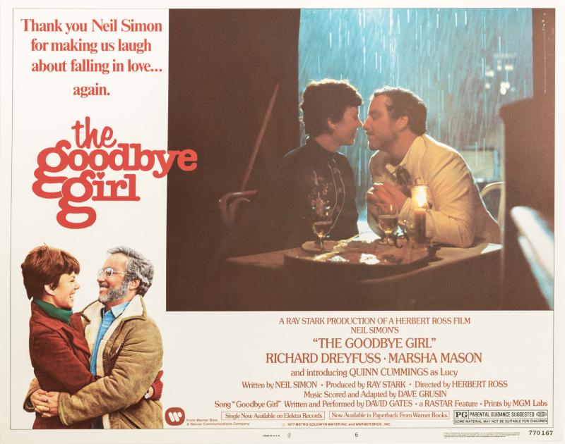 The Goodbye Girl 1977 Vintage Lobby Card 3