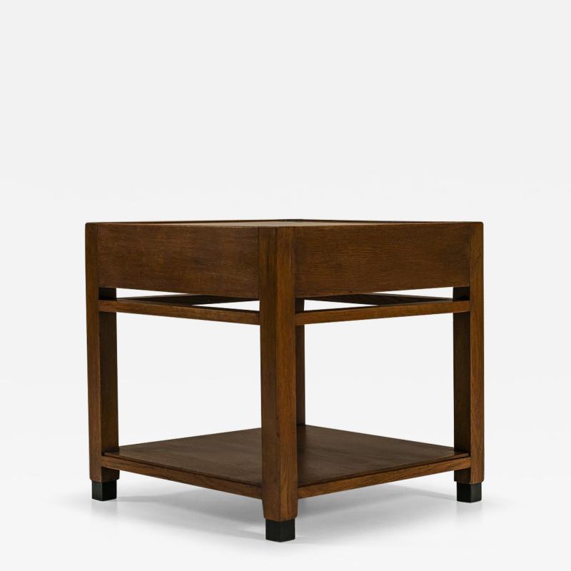 The Hague School Square Coffee Table In Oak The Netherlands 1930s