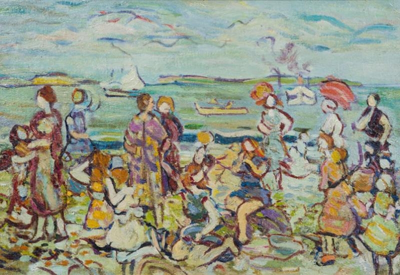 The Inlet Painting of Summer Scene