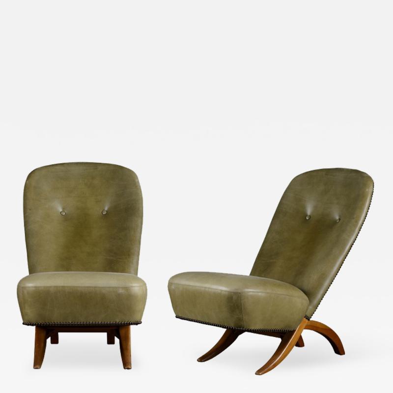 Theo Ruth Pair of Theo Ruth Congo Chairs