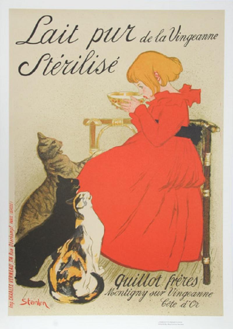 Theophile Alexandre Steinlen Lait pur de la Vingeanne Sterilise