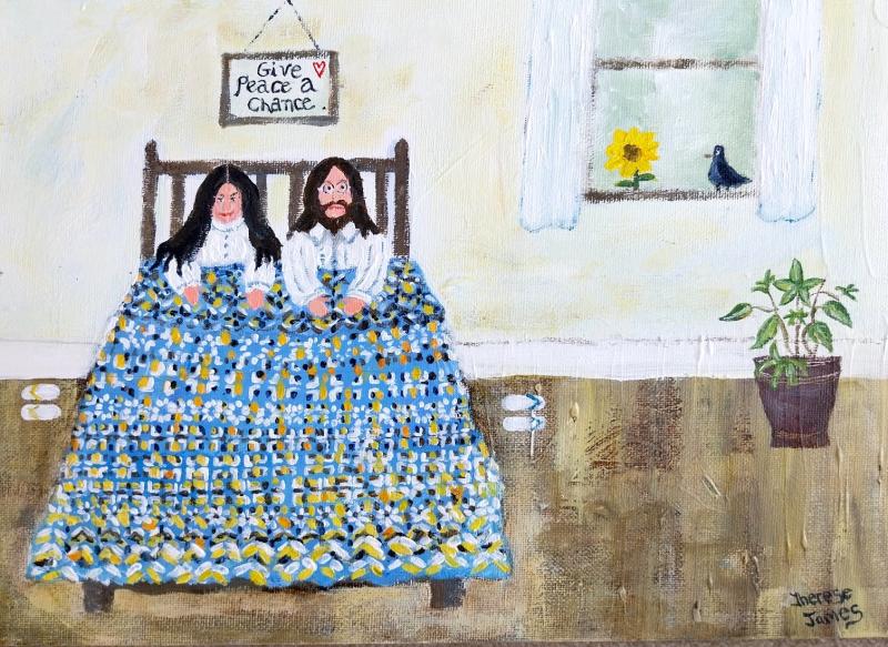 Therese James Give Peace A Chance John and Yoko