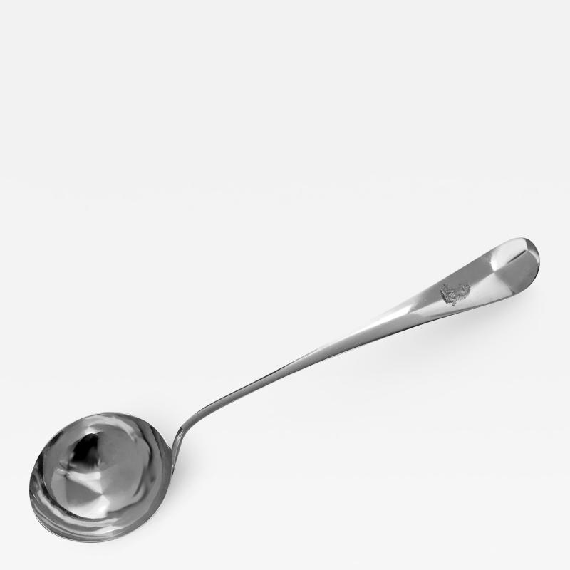 Thomas Chawner Georgian Silver Hanoverian Soup Ladle London 1764 Thomas and William Chawner