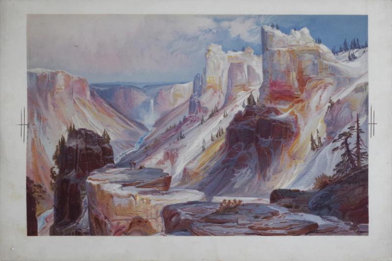 Thomas Moran THOMAS MORAN 1837 1926 THE GRAND CANYON OF YELLOWSTONE