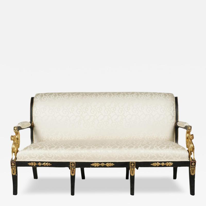 Thomas Morgan Egyptian Revival Giltwood Canap Sofa Settee