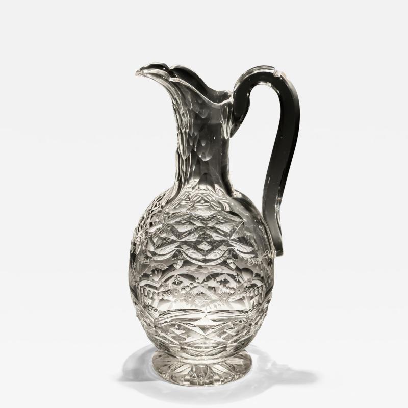 Thomas Webb A FINELY CUT ENGRAVED WATER JUG ATTRIBUTED TO THOMAS WEBB