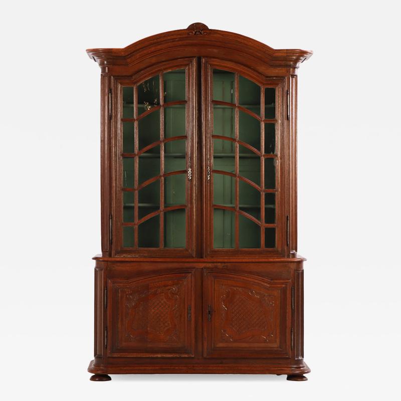 Three Piece French Oak Cabinet 19th Century
