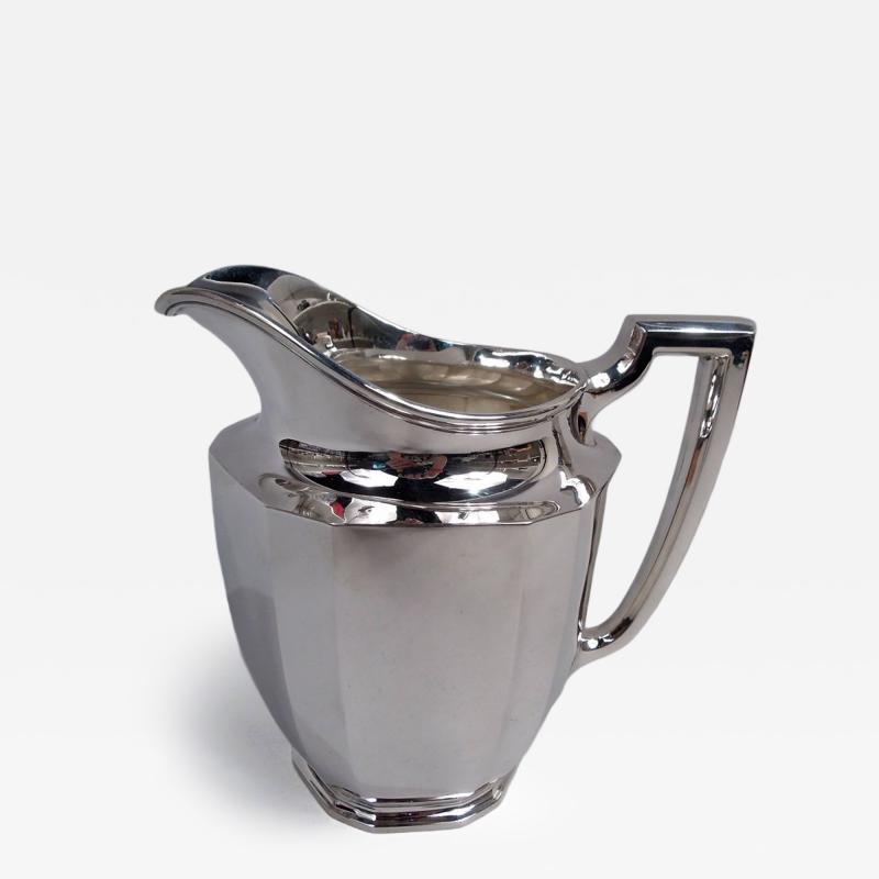 Tiffany American Art Deco Sterling Silver Water Pitcher