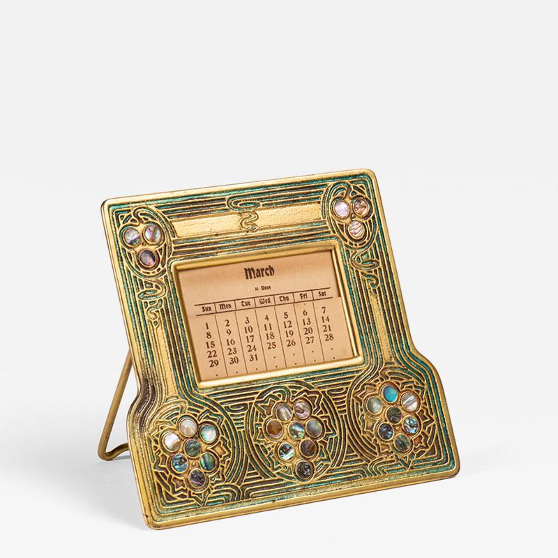 Tiffany Studios Abalone Calendar Frame