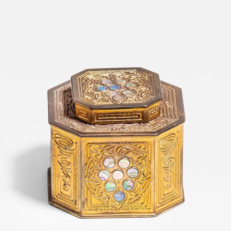 Tiffany Studios Abalone Inkwell
