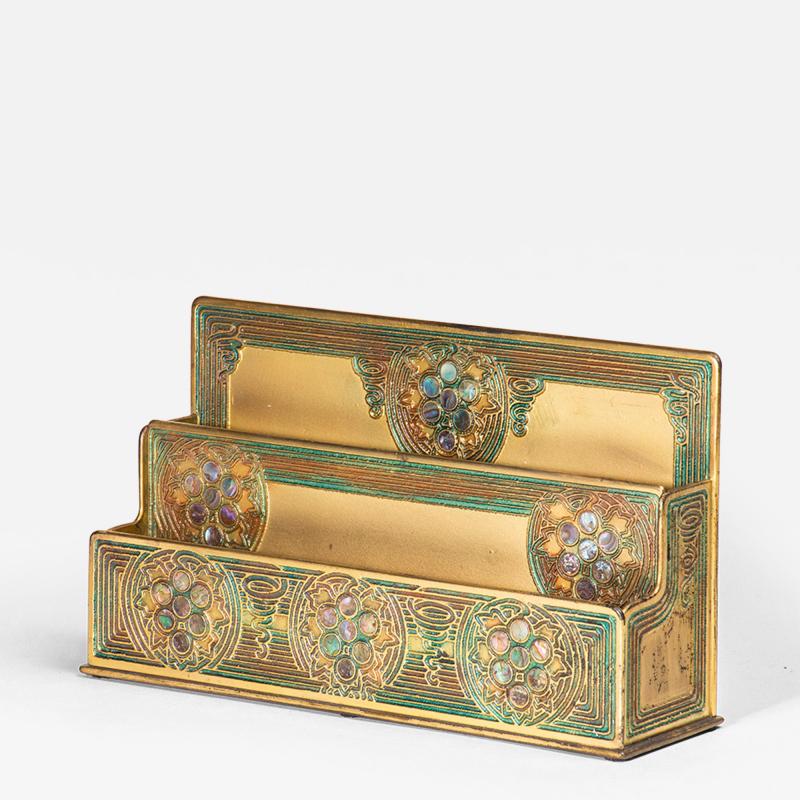 Tiffany Studios Abalone Paper Rack
