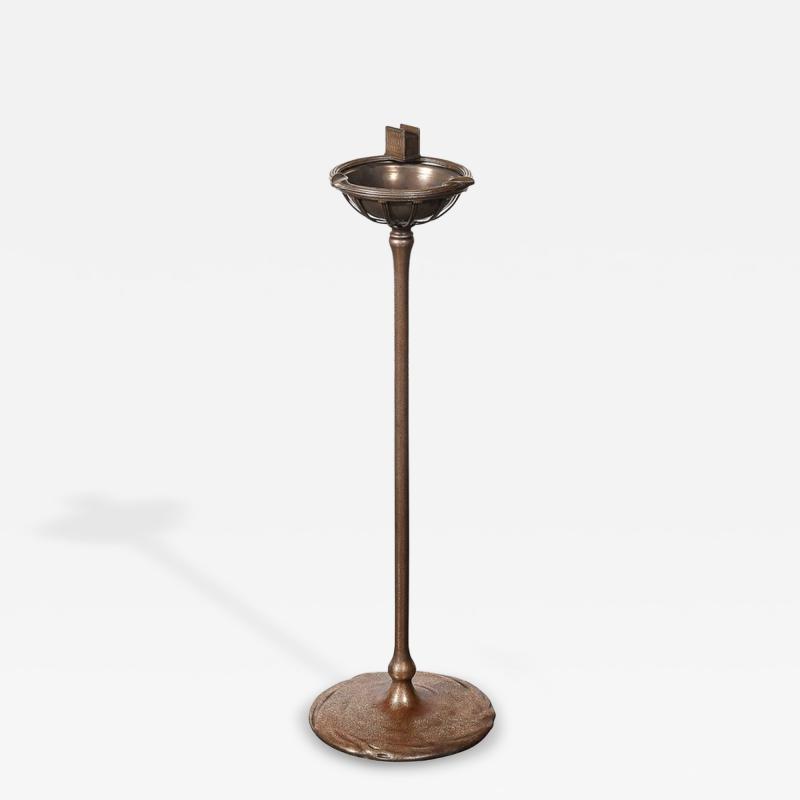Tiffany Studios Art Deco Gilt Bronze Smoking Stand signed Tiffany Studios New York 1649